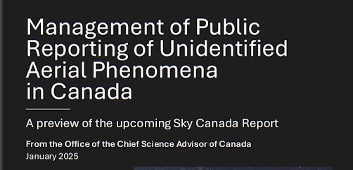 Canada Releases UAP Preliminary Report